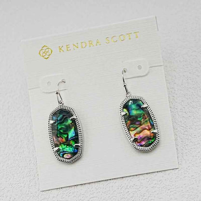 Kendra Scott Oval Abalone Shell Earrings