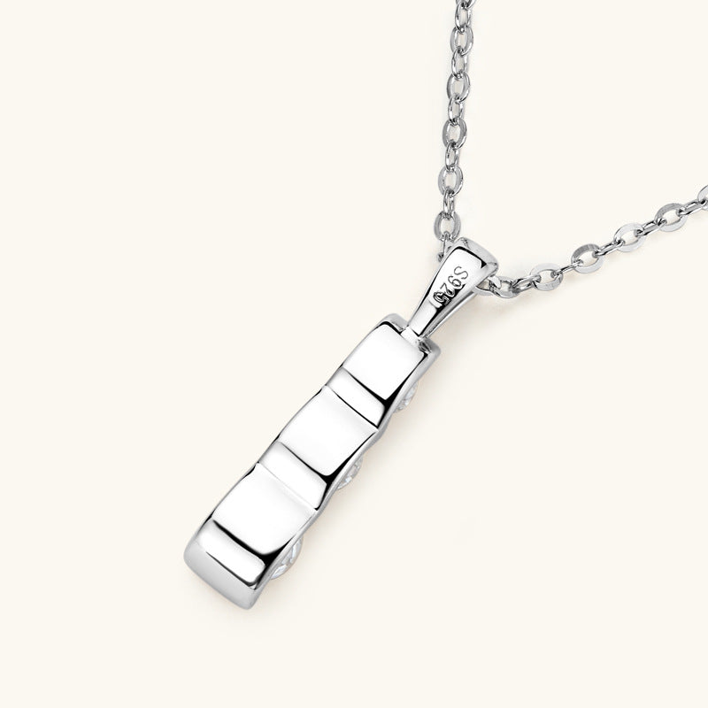 D/VVS1 Moissanite Silver Necklace