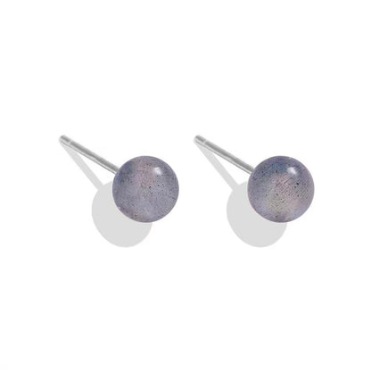 moonstone stud earrings