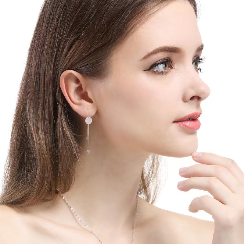 disc hook earrings for women