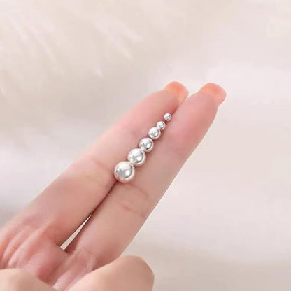 tiny stud earrings silver