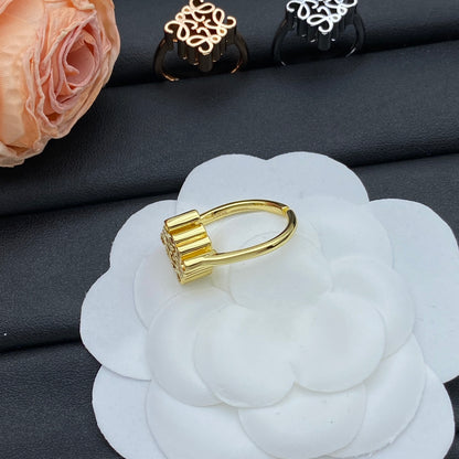 LOEWE Adjustable Open Metal Ring women