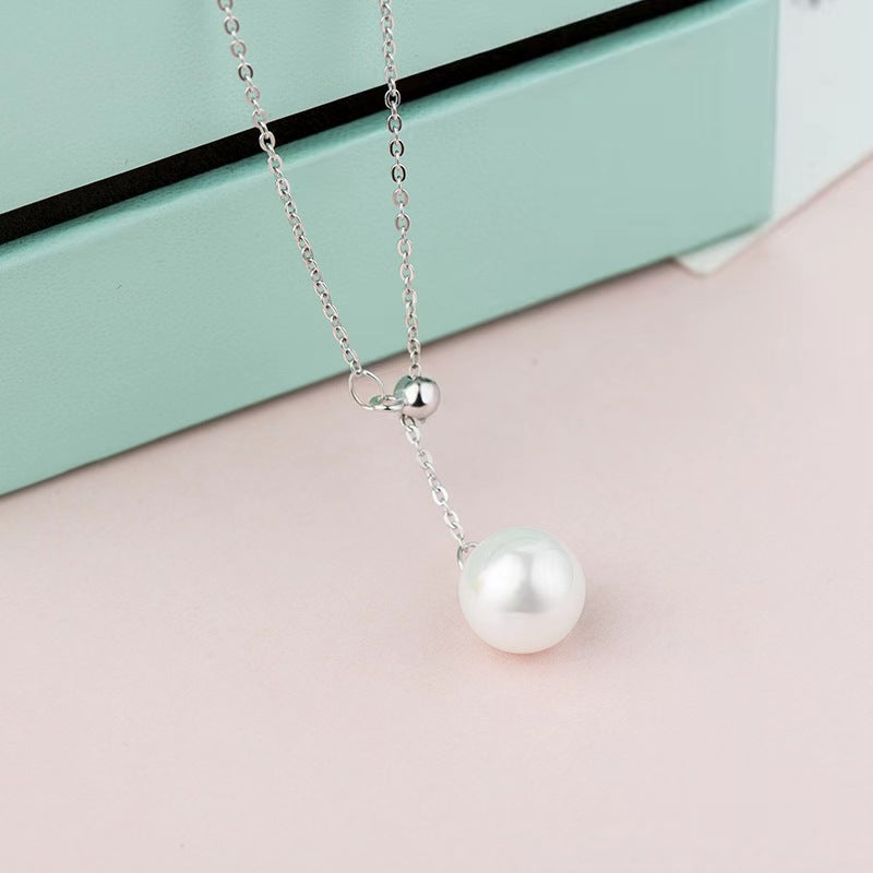 Y Chains Pearl necklace 