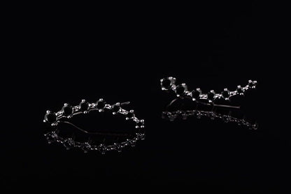 Zircon Ear Climber Earrings