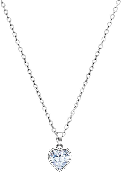 Three-Stone Swirl Pendant Necklace