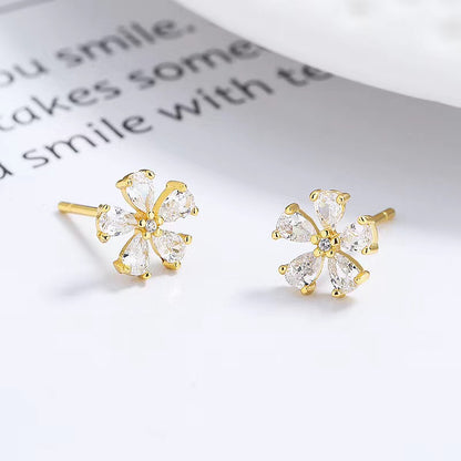 diamond stud gold