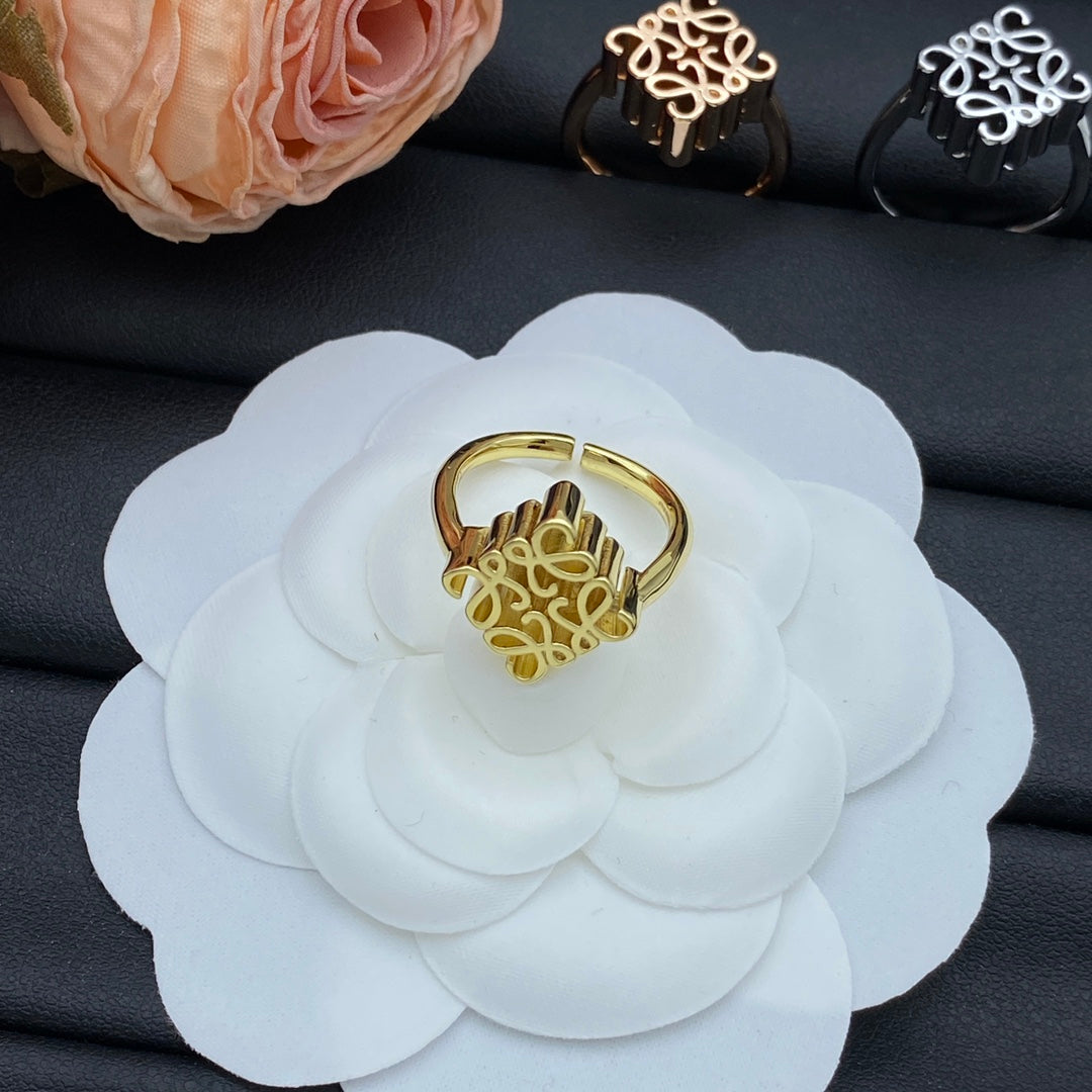 LOEWE Adjustable Open Metal Ring women