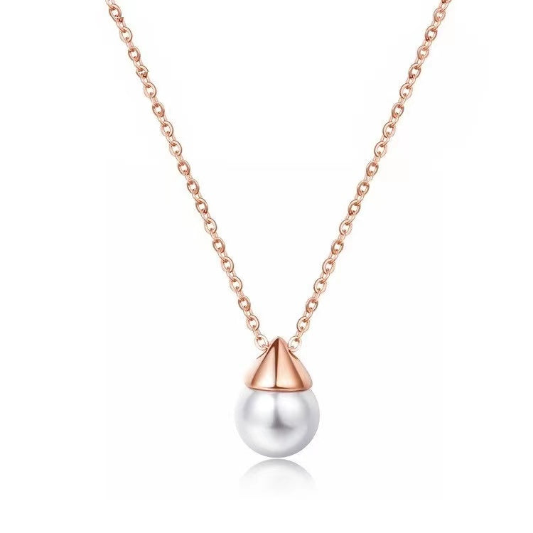 real single pearl pendant