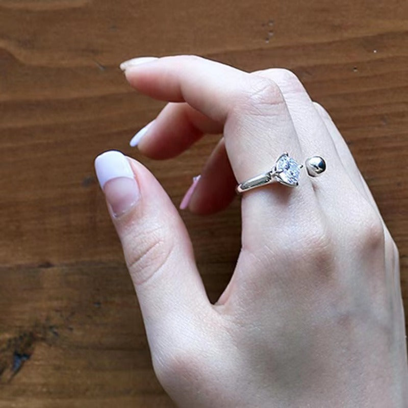 a ring with a diamond