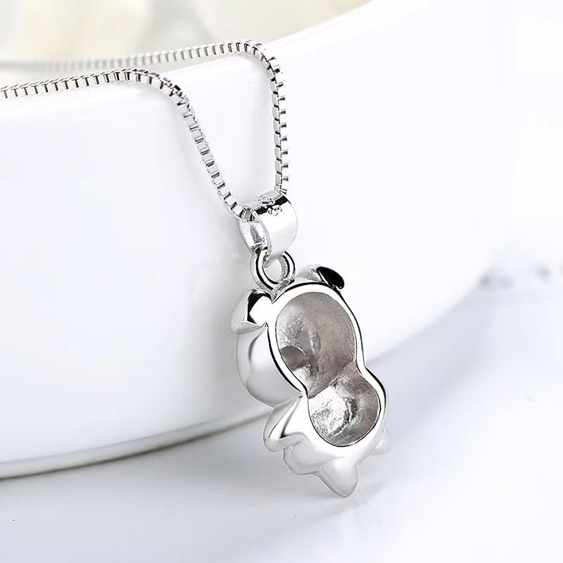 cute pig necklace for women
