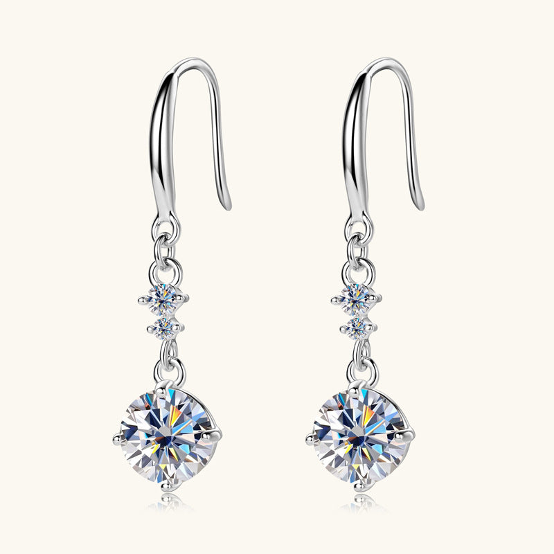 D-Grade VVS1 Moissanite Danglers

