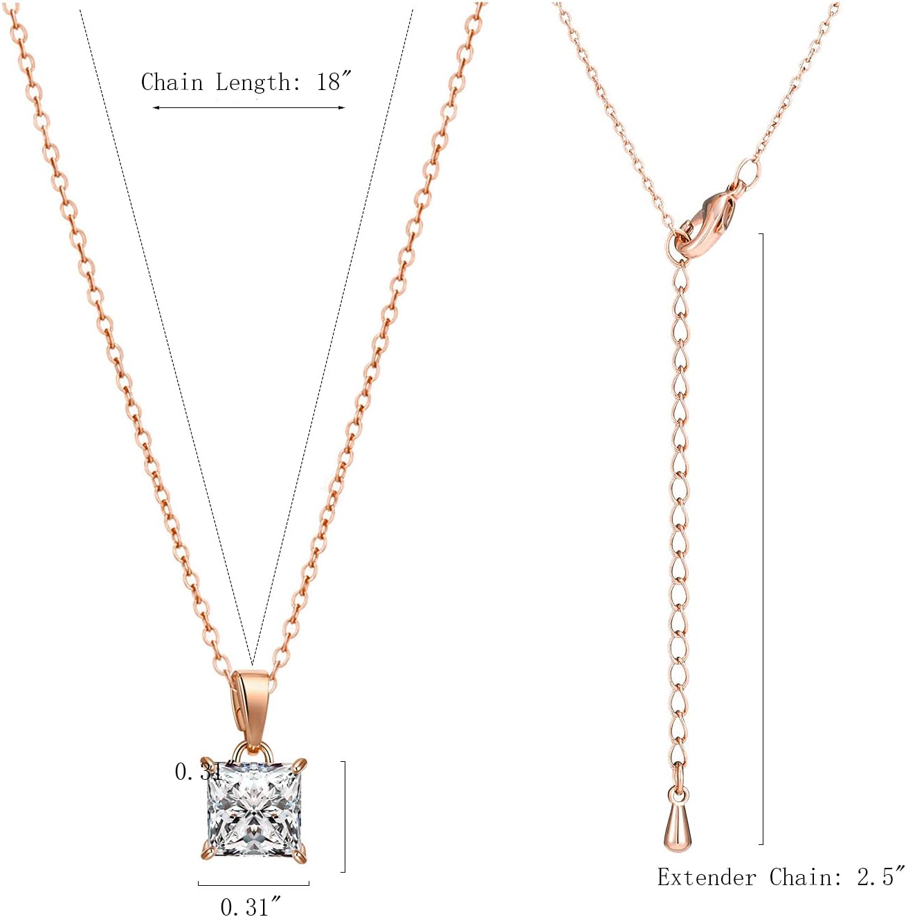 Three-Stone Swirl Pendant Necklace