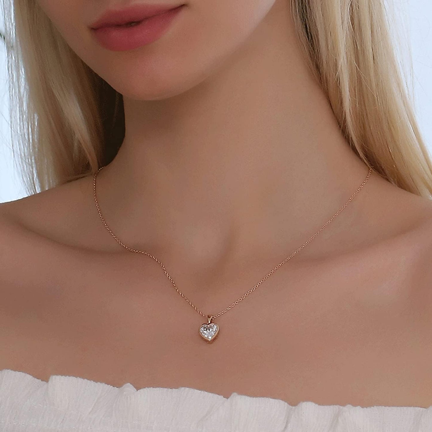 Three-Stone Swirl Pendant Necklace