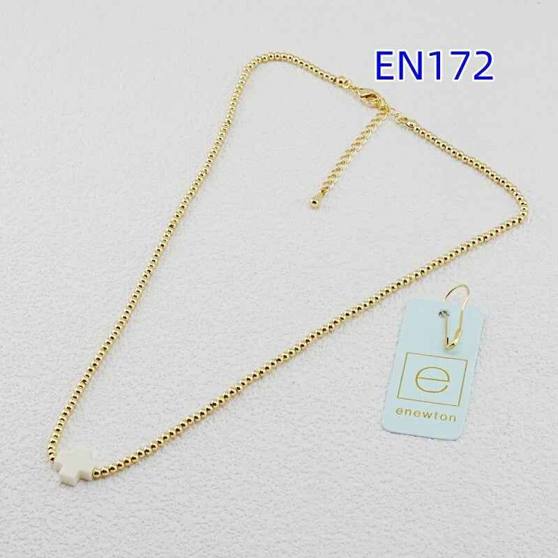 enewton Colorful Cross Beaded Necklace