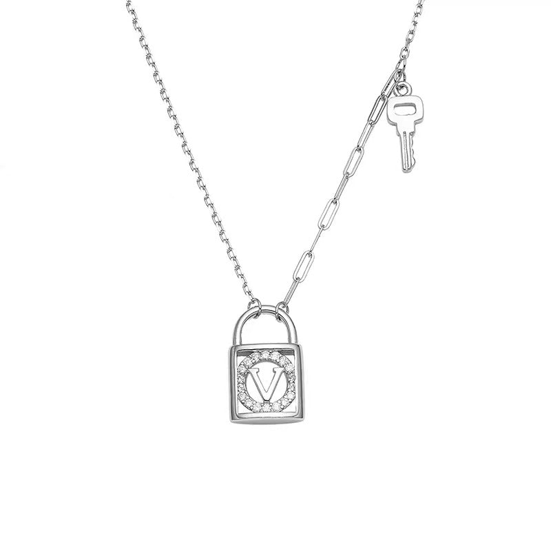 v lock necklace