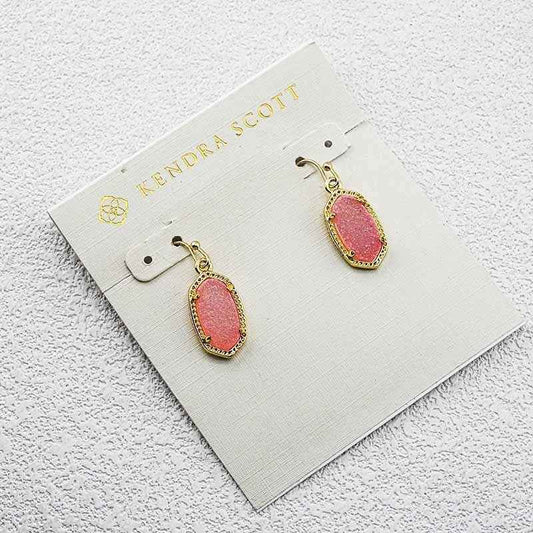 Kendra Scott Pink Toothstone Earrings