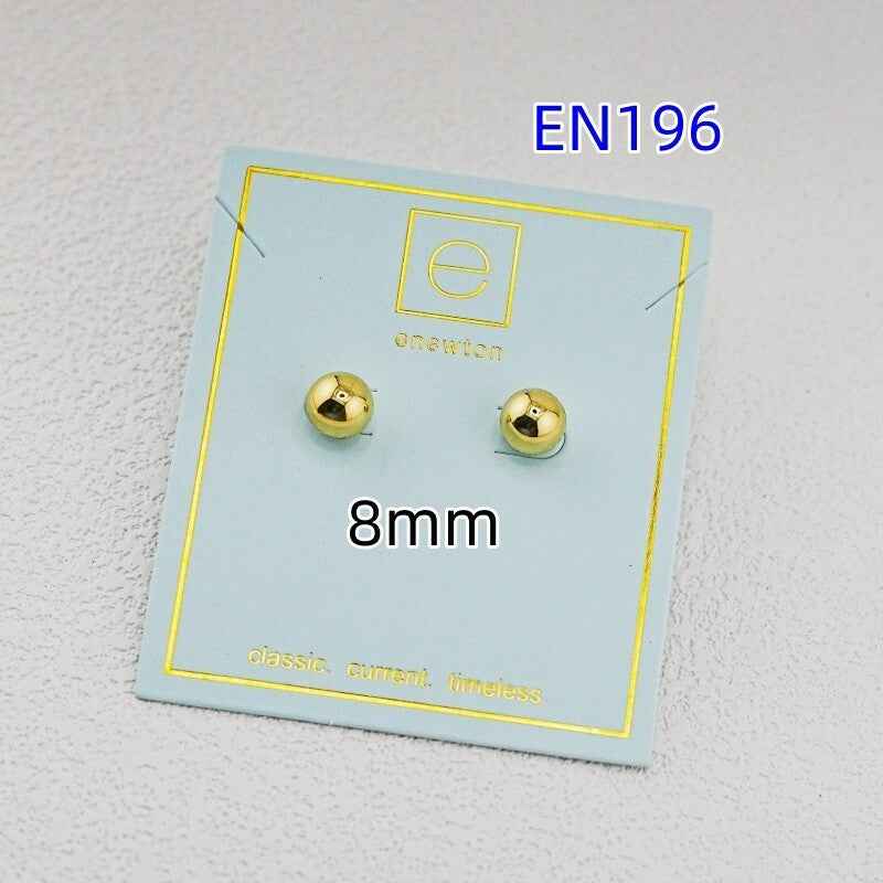 enewton Gold Bean and Silver Bean Earrings