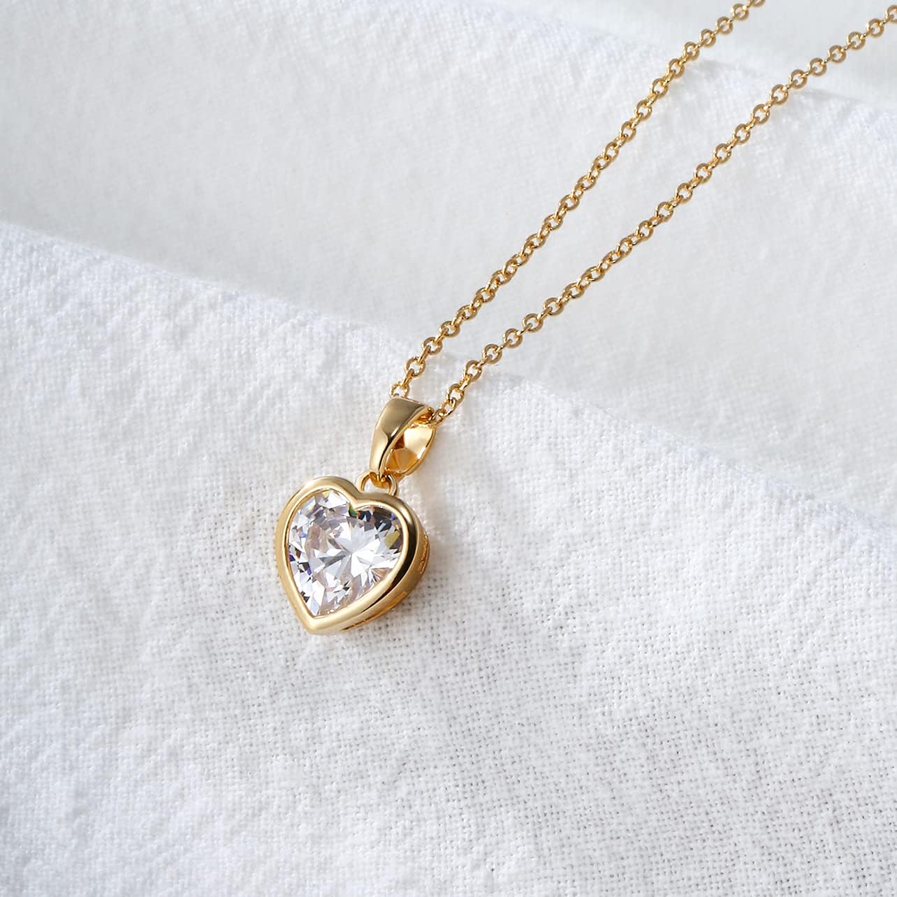 Three-Stone Swirl Pendant Necklace