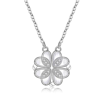 four leaf clover necklace magnetic