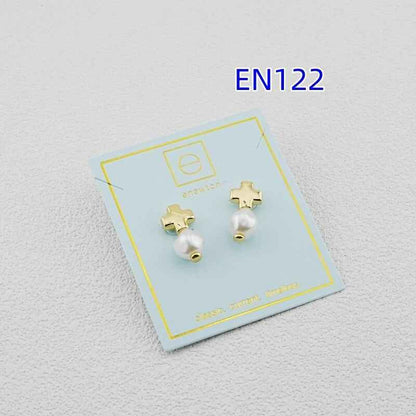 enewton cross pearl earrings