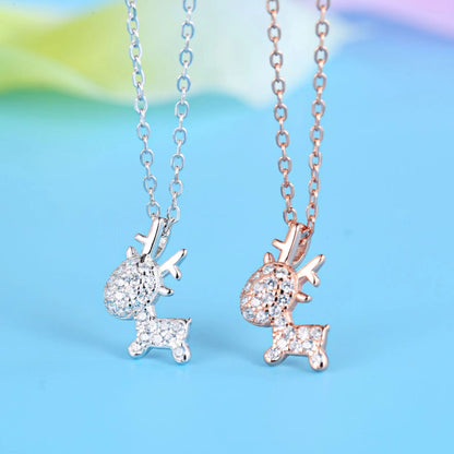 deer necklace for girlfriend