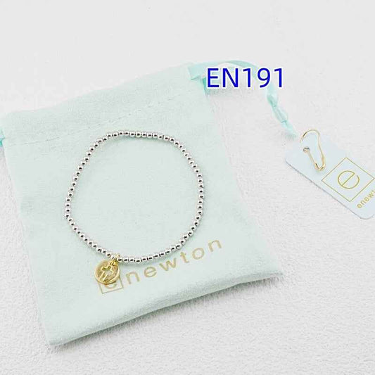 enewton Beaded Cross Pendant Bracelet - mixed colors