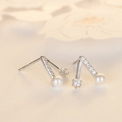 simple silver stud earrings