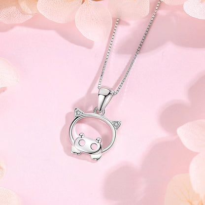 fashion pig necklace