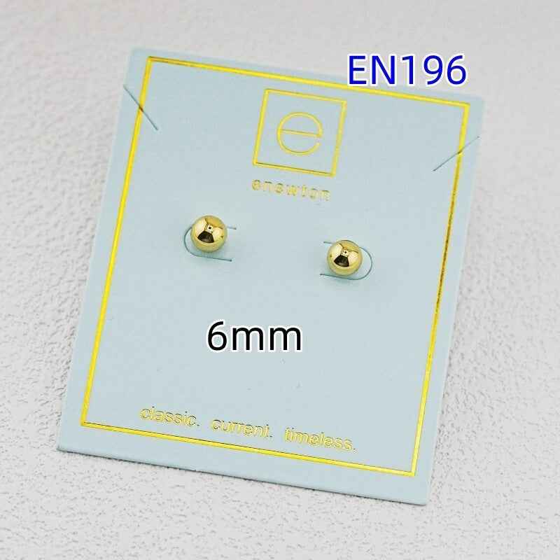 enewton Gold Bean and Silver Bean Earrings