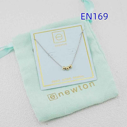 enewton Three-Bead Necklace