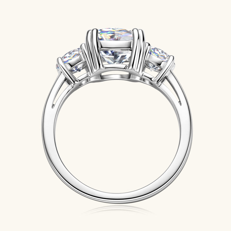 D Color VVS1 Clarity Moissanite Ring

