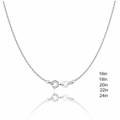 Upgraded Spring-Ring Clasp - Thin & Sturdy - Italian  chain
