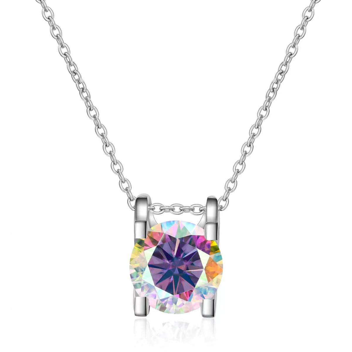 A/B Moissanite necklace for women