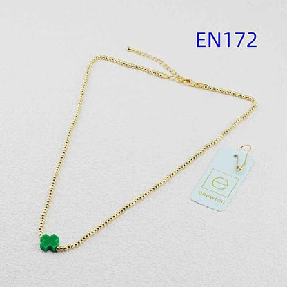 enewton Colorful Cross Beaded Necklace