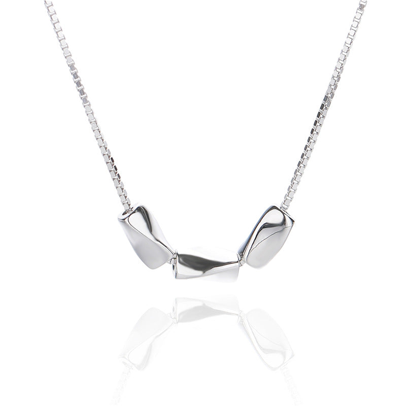 Sculpted Bead Chain Necklace

