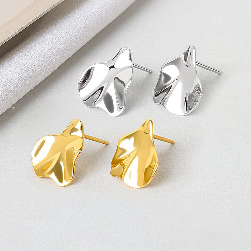 Organic Shape Studs

