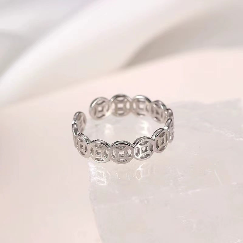 Lucky Charm Coin Ring

