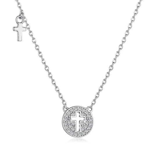 Adorable Angelic Cross Necklace