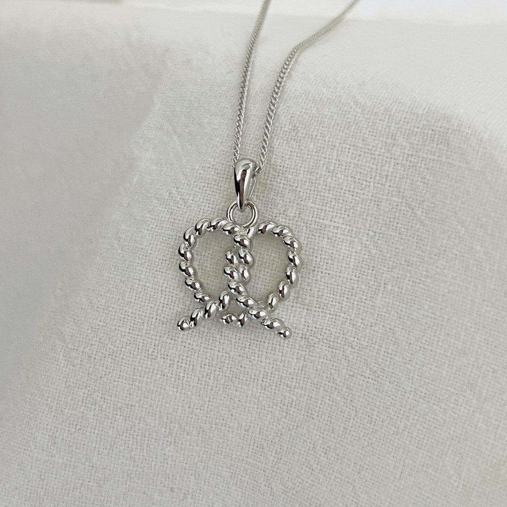 Affordable Heart Intersect Pendant