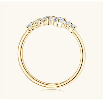 Statement Moissanite Promise Ring