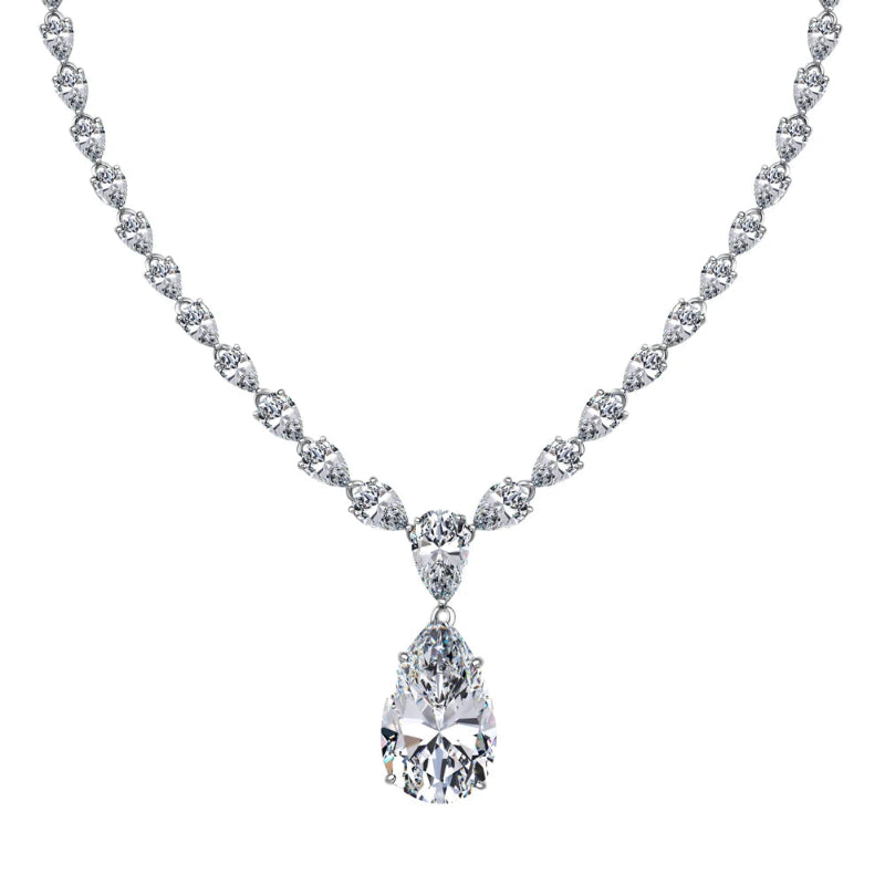 Diamond Teardrop Pendant