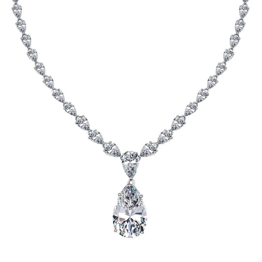 Diamond Teardrop Pendant