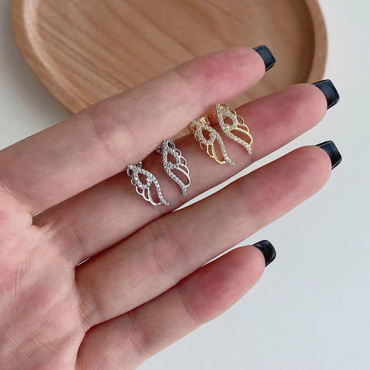Sterling Silver Feather Earrings

