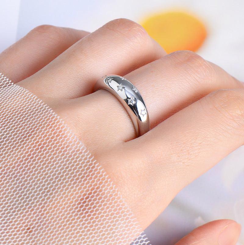 Fashion Star Moissanite Bridal Ring

