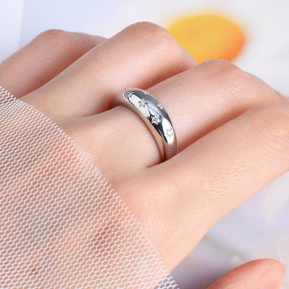 Fashion Star Moissanite Bridal Ring

