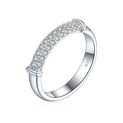silver couple rings design