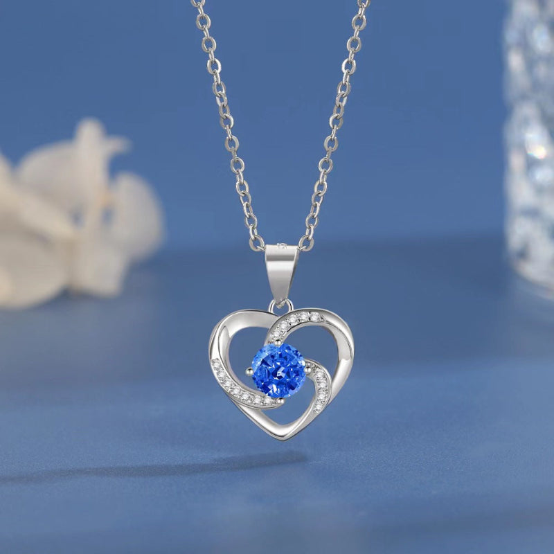 diamond heart necklace