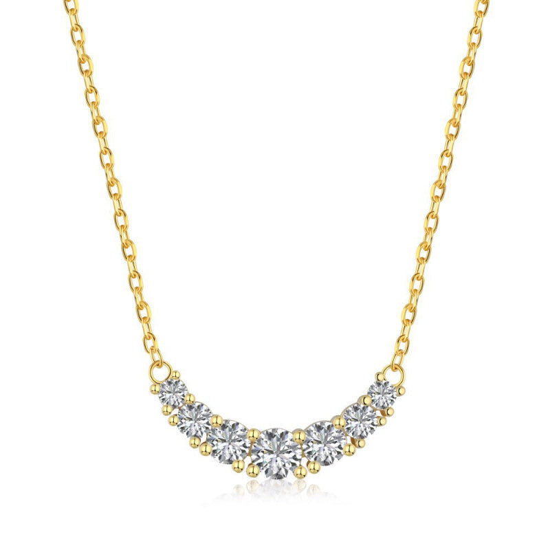Timeless Gold Sparkle Bar Necklace

