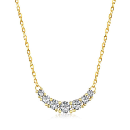 Timeless Gold Sparkle Bar Necklace

