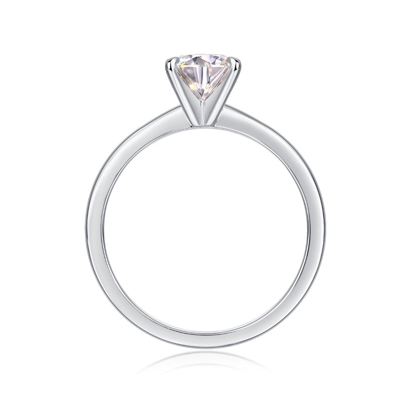 Dainty S925 Silver Moissanite Ring

